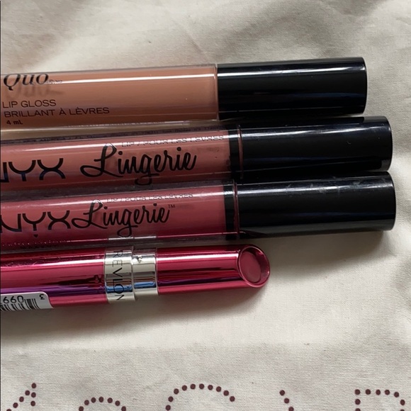 NYX Lingerie Revlon Quo lipstick lip gloss bundle - Picture 2 of 6